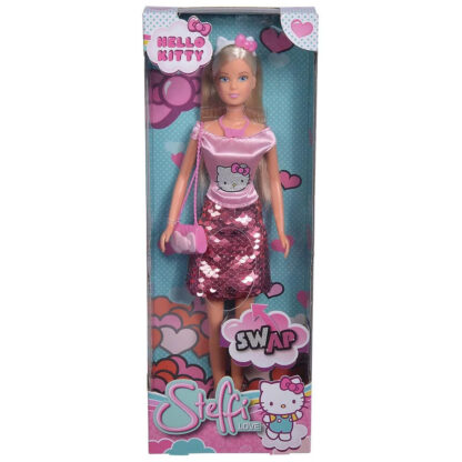 SIMBA – POUPEE STEFFI LOVE FASHION PAILLETTES 29 CM – HELLO KITTY