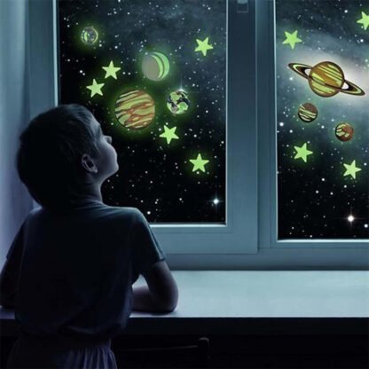 100pcs Planètes Glow et Super Nova