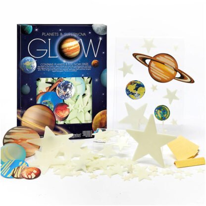100pcs Planètes Glow et Super Nova