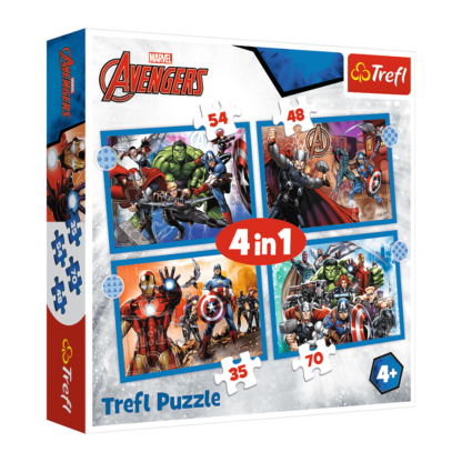 Avengers 4 en 1 Puzzle – 39 pieces