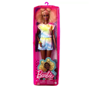 Barbie fashionista combi short Blonde Afro