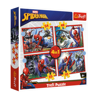 Puzzle Heros 4v1 Spiderman – 39 pieces