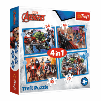Avengers 4 en 1 Puzzle – 39 pièces