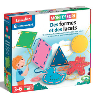 montessori géométrie - Des formes et des lacets