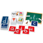 Montessori – Les lettres tactiles-1