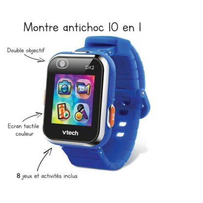 Montre digitale Kidizoom Smartwatch DX2 bleue