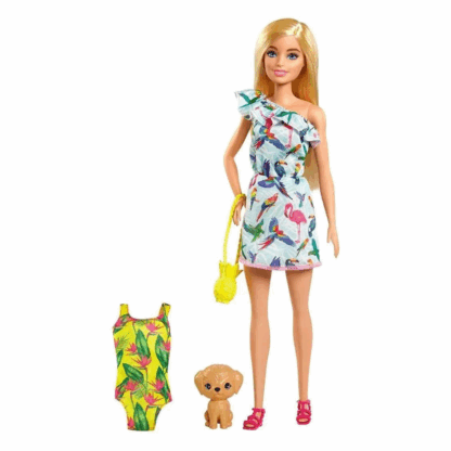 Poupee MATTEL Barbie et son chiot -2