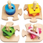 Puzzle À Boutons Créatif, En Bois