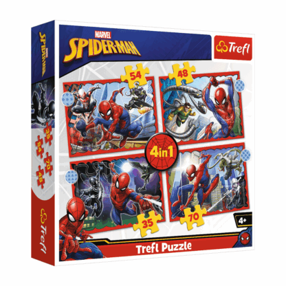 Puzzle Héros 4v1 Spiderman – 39 pièces