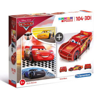 cars 3D puzzle 104 pcs