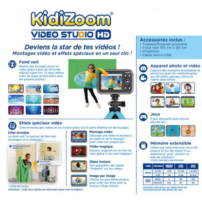 Caméra vidéo enfant Kidizoom Vidéo Studio HD