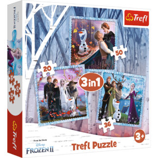 3 Puzzles - Frozen 2 - 20 pièces