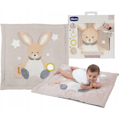 CHICCO My Sweet Doudou Tapis d’Éveil Lapin 0 Mois et +-2