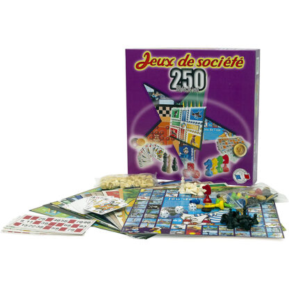 coffret de 250 jeux de societe