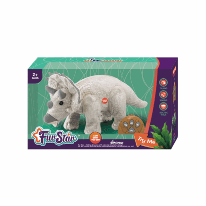 HOT FUN STAR – I say what you say ! triceratops gris