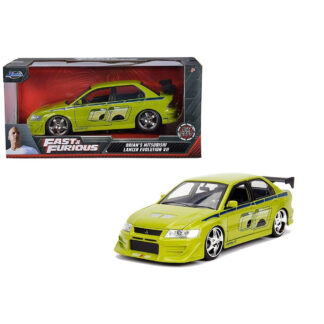 Jada-fast furious brians mitsubishi lancer evolution VII -2