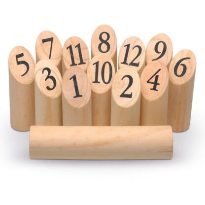 Jeu De Quilles Pole-Pole En Bois-1