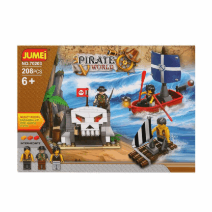jumei pirate world lego 208 pcs
