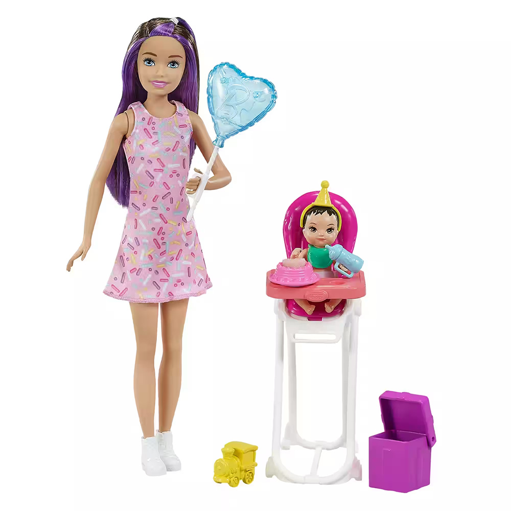 Poupée Barbie - Accessoires Baby-sitter - Poupon - Achat & prix