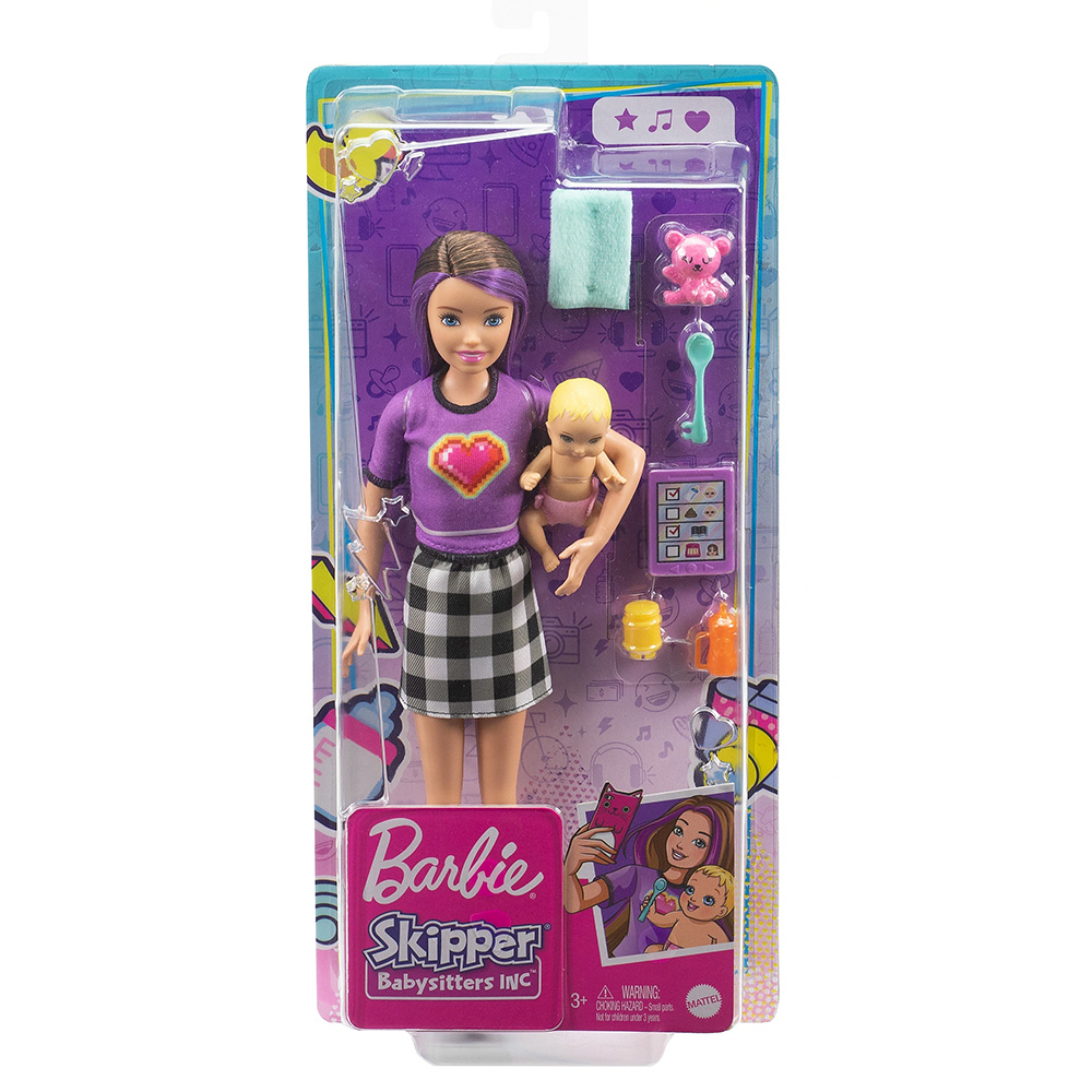 Barbie Skipper baby-sitter poupée - Xtratoys