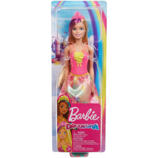 MATTEL-Barbie-Dreamtopia-Princess-Doll-Blonde-With-Purple-Hairstreak