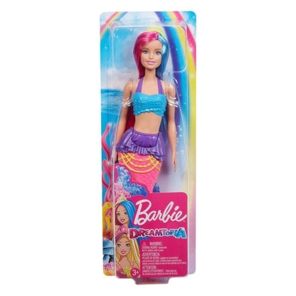 Poupée sirène Barbie Dreamtopia aux cheveux roses et bleus
