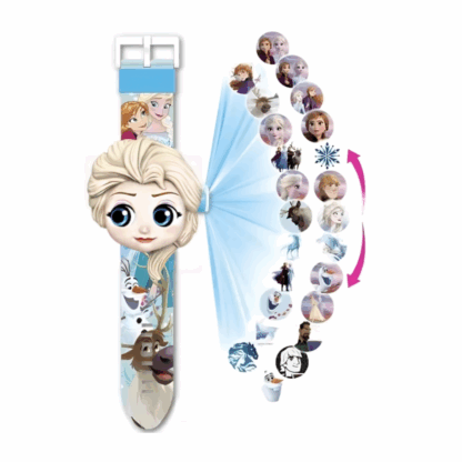 Montre Elsa reine des neiges avec projecteur d’images