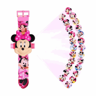 Montre Minnie Mouse numérique de projection 3D pour enfant -1