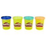 play doh 4 pots de pate a modeler couleur nature-2
