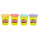 play doh 4 pots de pate a modeler couleur sorbet-2
