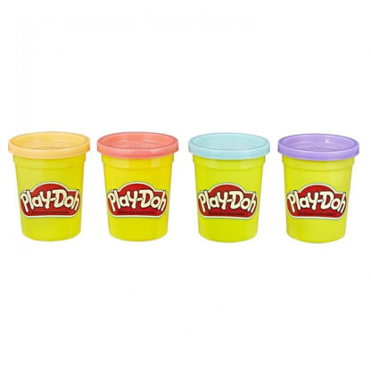 play doh 4 pots de pate a modeler couleur sorbet-2