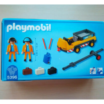 PLAYMOBIL 5396 City Action – Agents Avec Tracteur à Bagages3