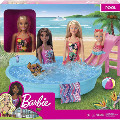 Poupée Barbie et sa piscine1