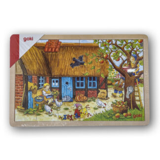 puzzle en bois maison de campagne