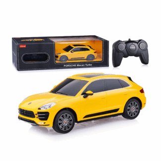 voiture PORSCHE MACAN TURBO 124 JAUNE -1