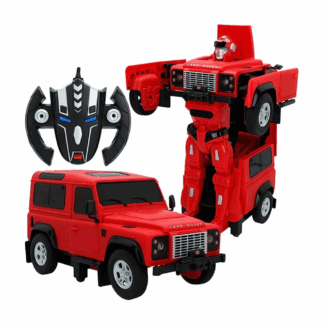 voiture RC 114 RS TRANSFORMABLE LAND ROVER DEFENDER ROUGE 1
