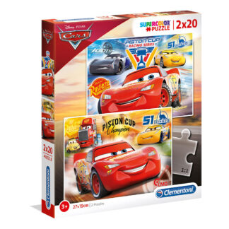 Puzzle Cars 3 Supercolor 2X20 pièces
