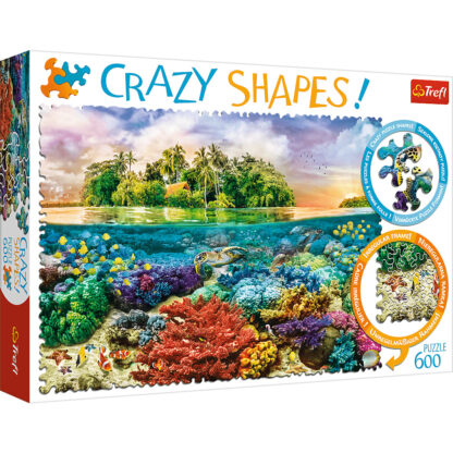 xtra 0030 Crazy Shapes – Tropical Island – Puzzle 600 pieces