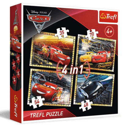 Cars 3 4in1 Puzzle 35-70-54-48 pièces