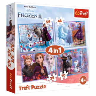 La Reine des Neiges 4in1 puzzle 35-48-54-70 pièces