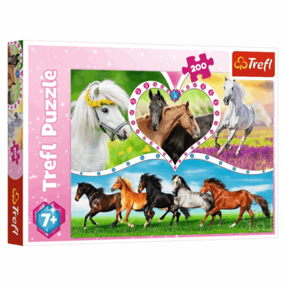 Magnifiques chevaux Puzzle 200 pièces