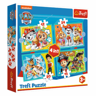 pat patrouille 4in1 puzzle 12-24-20-15 pièces