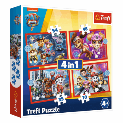 pat patrouille 4in1 puzzle 54-48-35-70 pièces