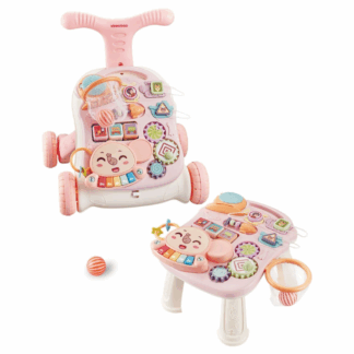 Trotteur 3 en 1 Play&Grow Rose -1