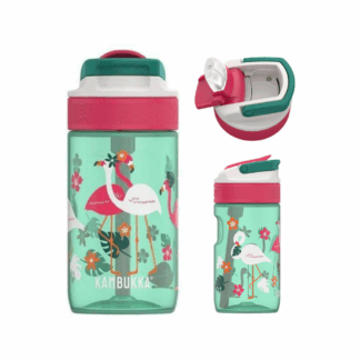 Bouteille d’eau Lagoon 400ml pink flamingo -1