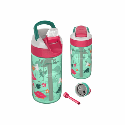 Bouteille d’eau Lagoon 400ml pink flamingo -2