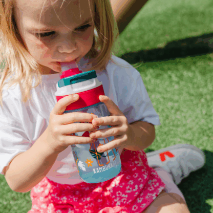 Bouteille d’eau Lagoon 400ml pink flamingo -4