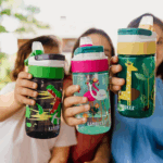 Bouteille d’eau Lagoon 400ml pink flamingo -6