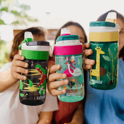 Bouteille d’eau Lagoon 400ml pink flamingo -6