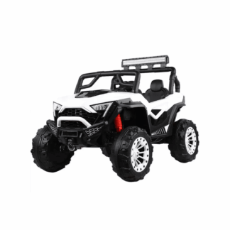 voiture électrique jeep 2 places 12V blanche
